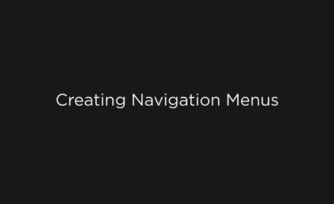 Creating WordPress Menus